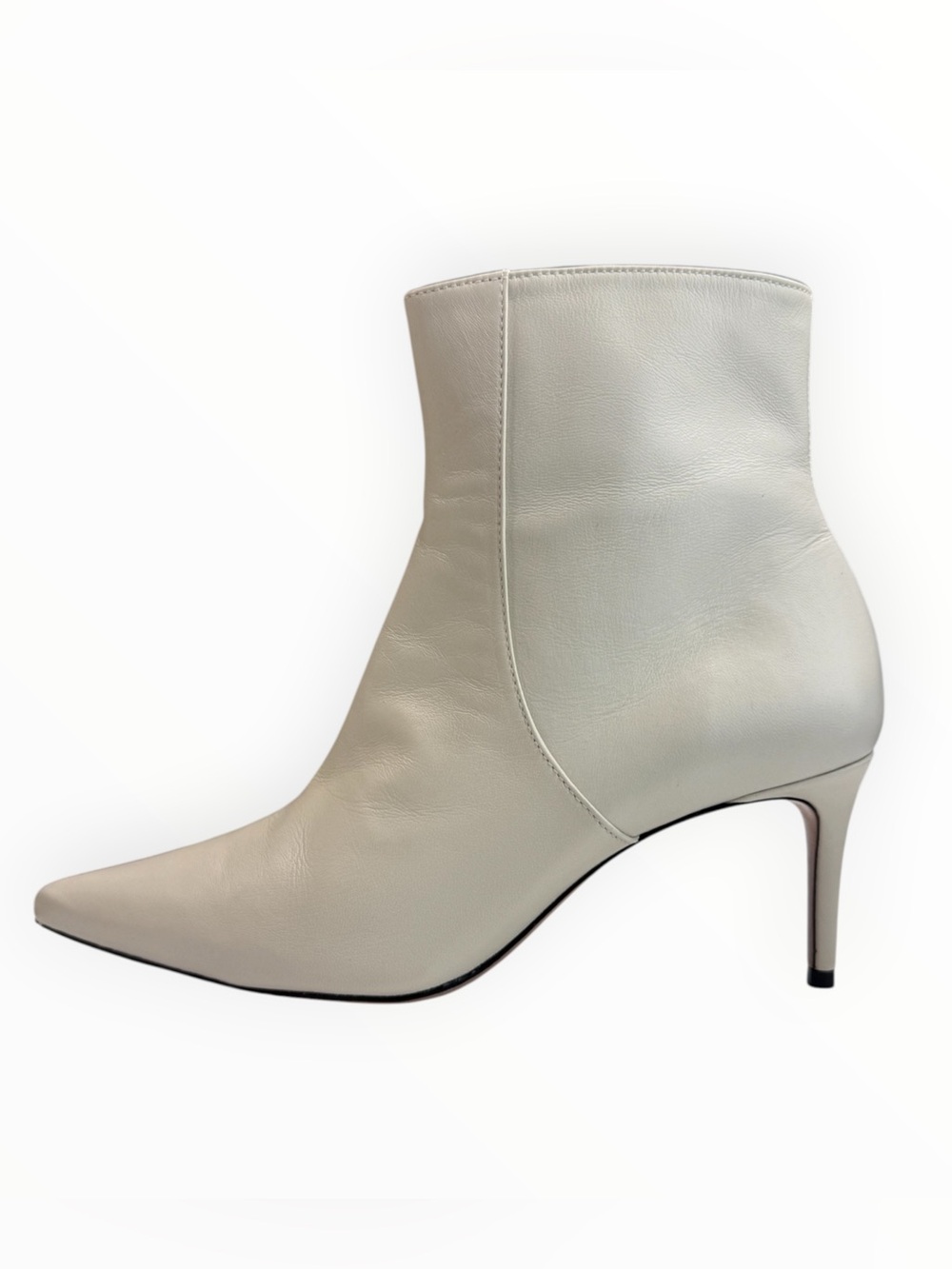 SCHUTZ NWOT Cream Leather Mikki Ankle Bootie Size 9.5